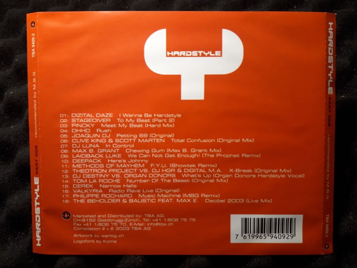 Max B. Grant – Original Hardstyle - Part 002 (CD, 2003)