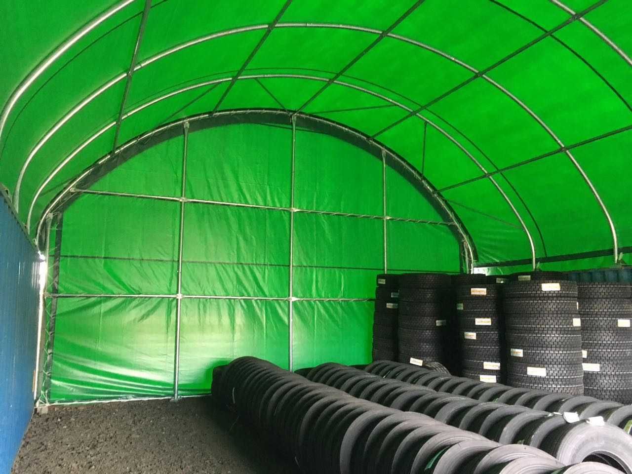 10x6 ZADASZENIE do kontenerów WIATA namiot kontenerowe PVC dach Hala