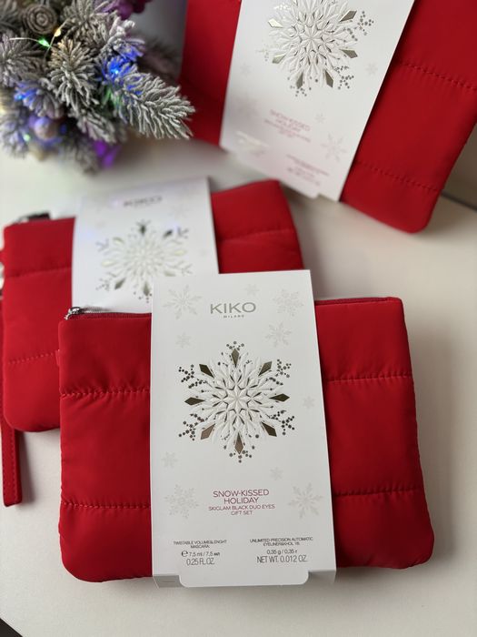 Набір косметики: туш, олівець, крсметичка Kiko Milano. Туш Кіко Мілано