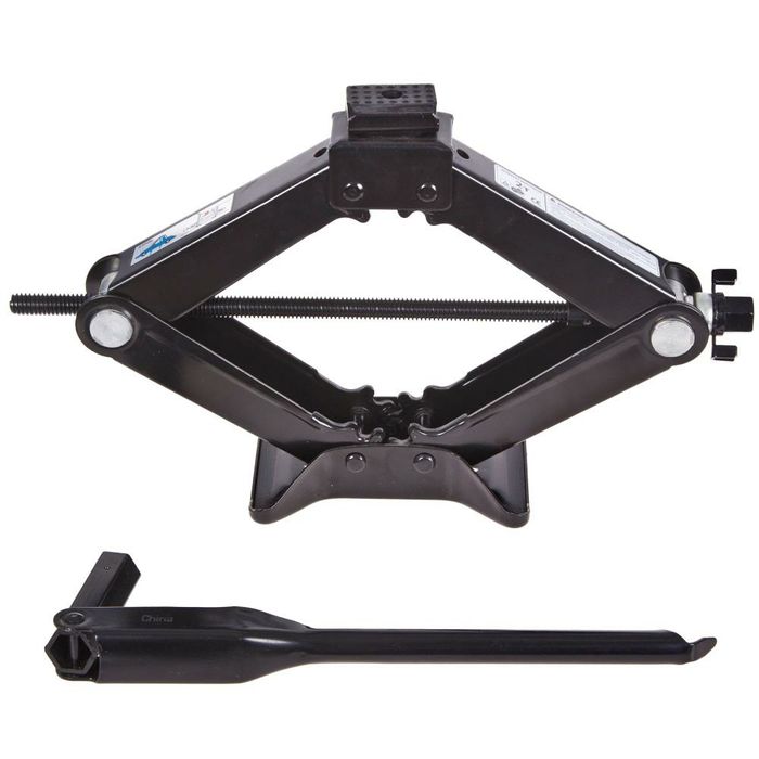 Домкрат гвинтовий "ромб" 2т VITOL (ручка-шестигранник, 390mm)