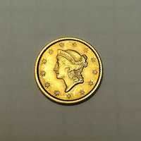 1 доллар 1851 США, Liberty Head золото