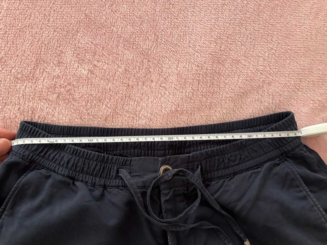Лляні шорти, Massimo Dutti, темно-сині, [M]
