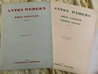 Weber Anton Drei Lieder Trzy Pieśni op. 23, 25 UNIVERSAL EDITION