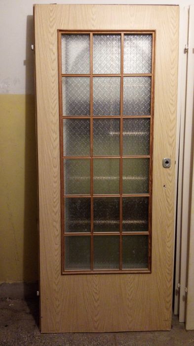 Drzwi wewnętrzne 80cm/70cm prawe/lewe białe/w okleinie/brązowe-okazja!