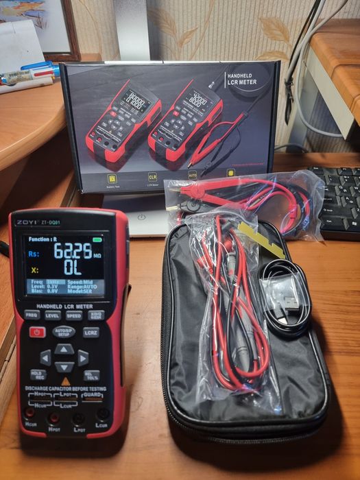 Zoyi  DQ 01 LCR  тестер индуктивности, ёмкости, сопротивления, ESR
