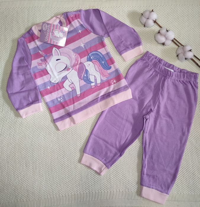 Піжами з інтерлоку для дівчаток і хлопчиків на 86 та 92 см