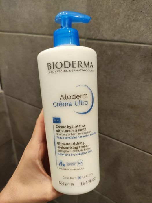 Bioderma atoderm balsam krem do ciała 2x500 ml NOWE
