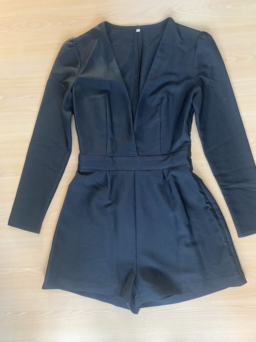 Kombinezon czarny elegancki rozmiar S