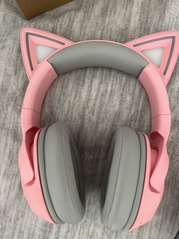 Auscultadores Gaming Bluetooth Razer Kraken Kitty V2 BT - Quartz