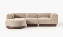 Sofa modułowa Natalie Tedy-Boucle 3-osobowa Westwing Collection