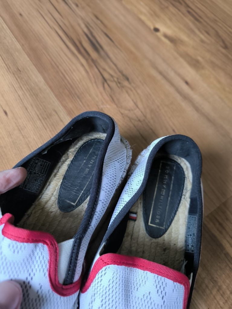 Tommy Hilfiger espadryle damskie 37 białe Tommy