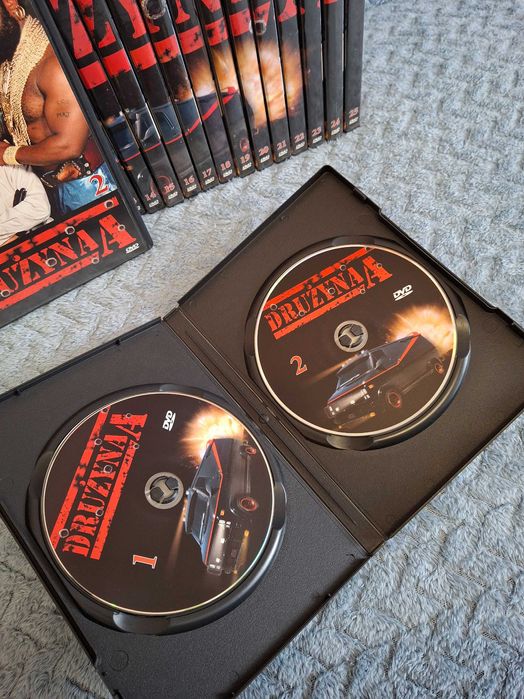 "Drużyna A" serial/płyty DVD 1-25 49 płyt