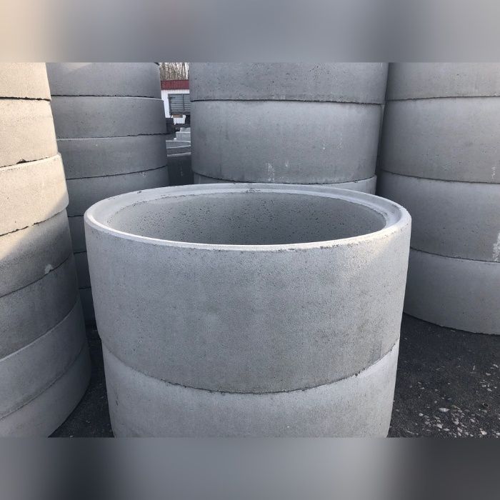 Kręgi betonowe, krąg betonowy, pokrywy betonowe, właz, zbiornik