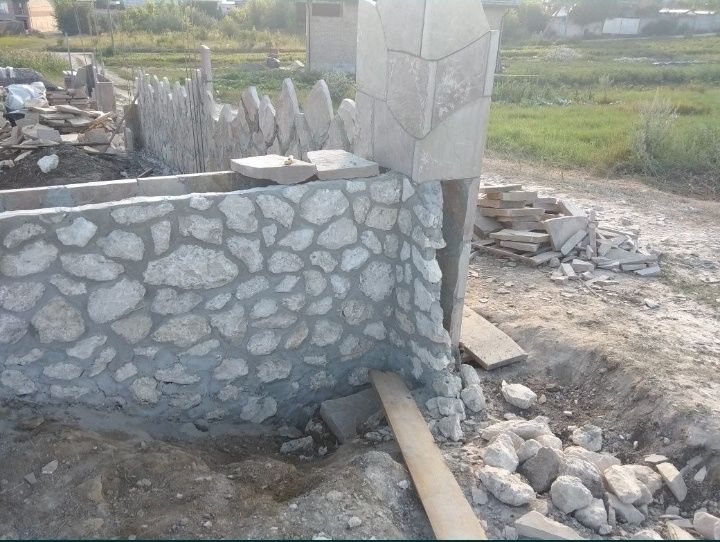 Мур Пліт Забор Огорожа Підпірна Стіна Камінь Цегла Блок Під розшивку