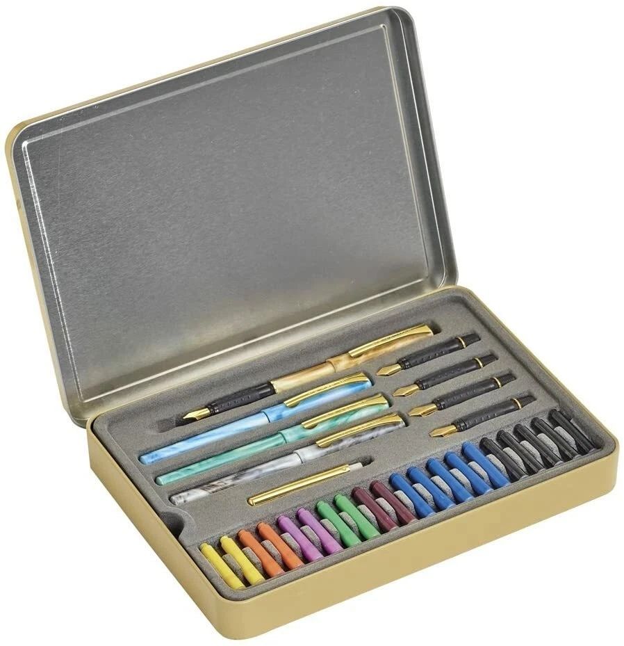 Вінтажний набір для каліграфії Staedtler з 33 предметів