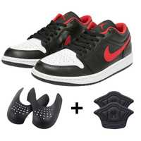 Buty Nike Air Jordan 1 Low White Toe r.46 + Dodatki