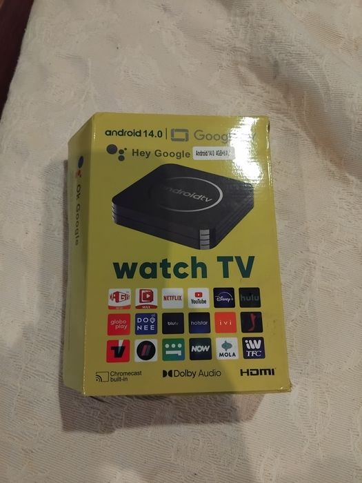 Box smart Tv Android 14.0 4GB + 64GB