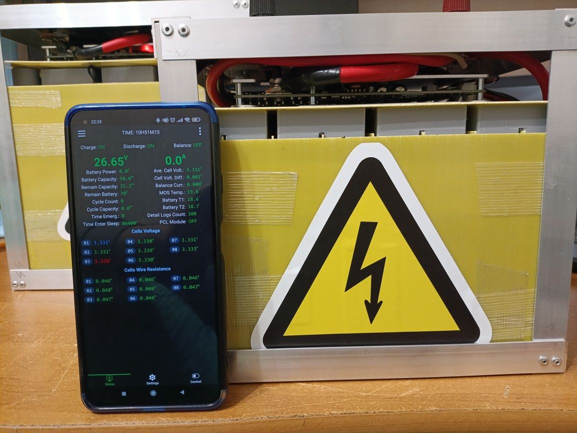 Акум EVE Lifepo4 24v - 29v 50A 1.2kWh