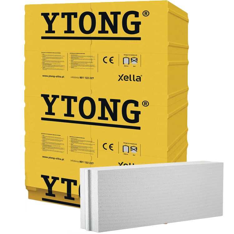 YTONG 11,5 cm 115x599x199mm 0,6 bloczek XELLA gazobeton suporex