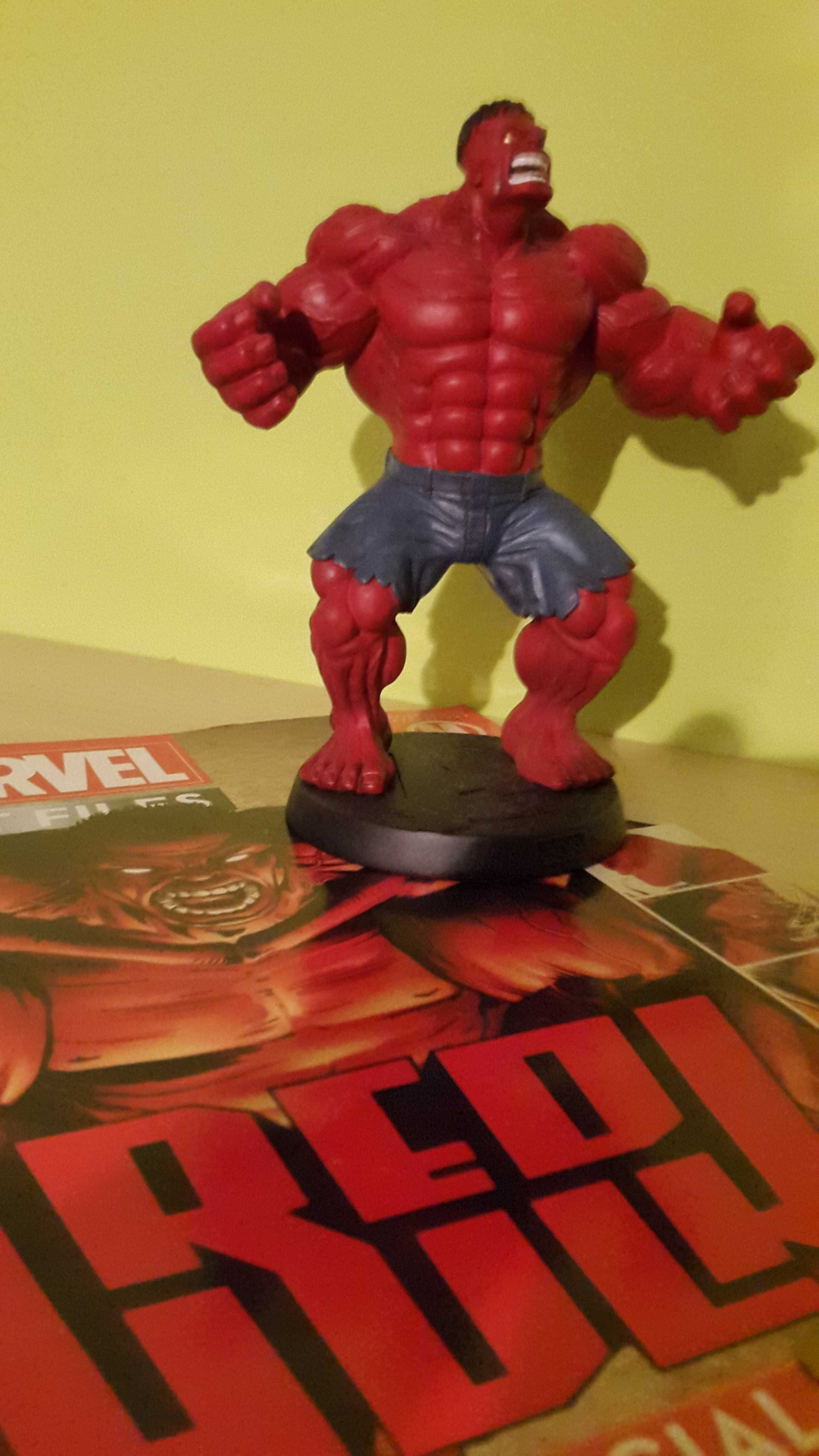 HULK vermelho - Marvel nova e rara, resina metálica, Eaglemoss