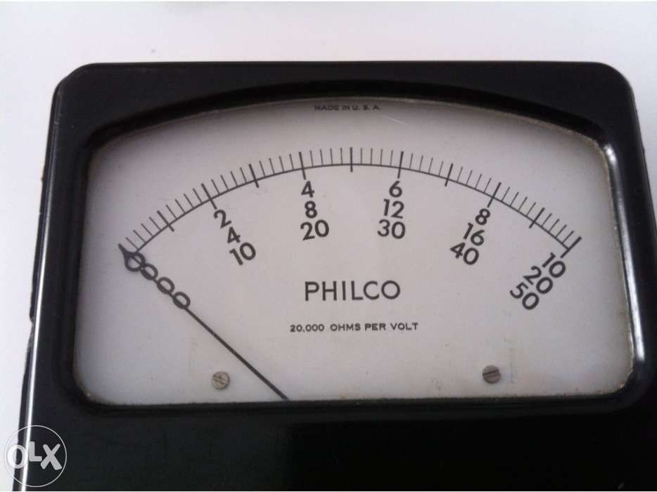 Amperímetro analógico philco - Oferta de portes