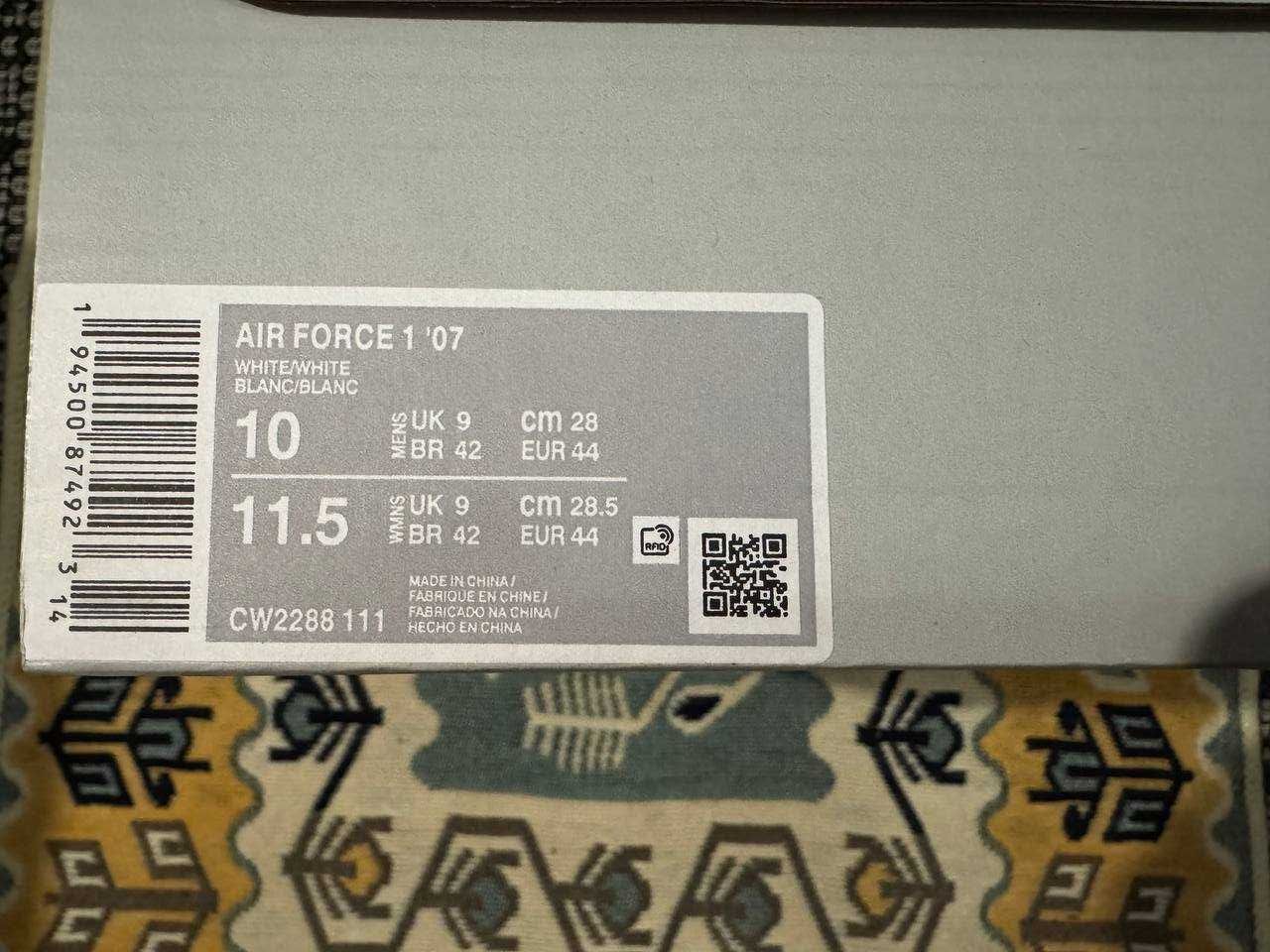 Nike Air Force 1 White 36-46 розмір