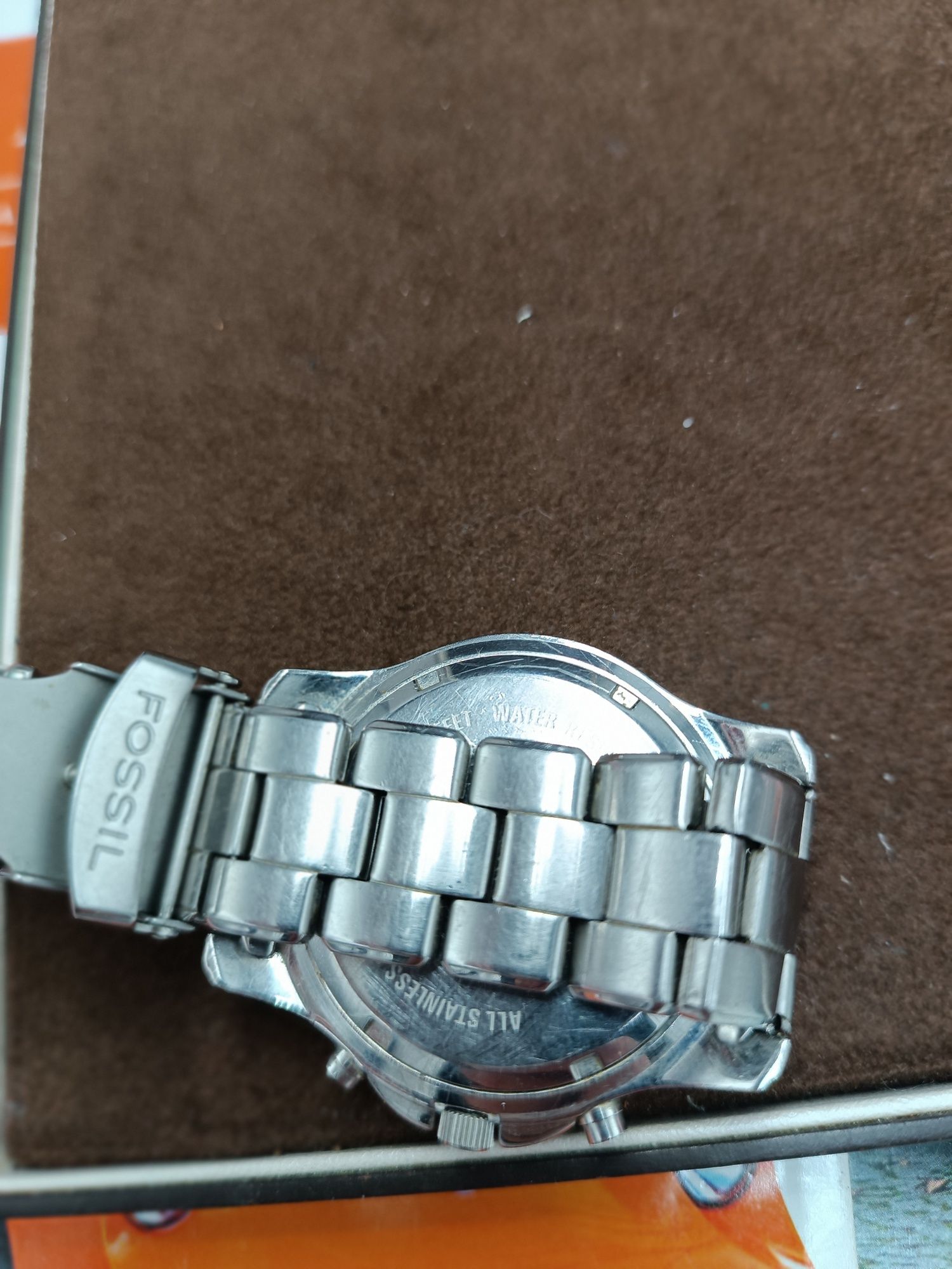 Zegarek fossil blu chronograf quartz