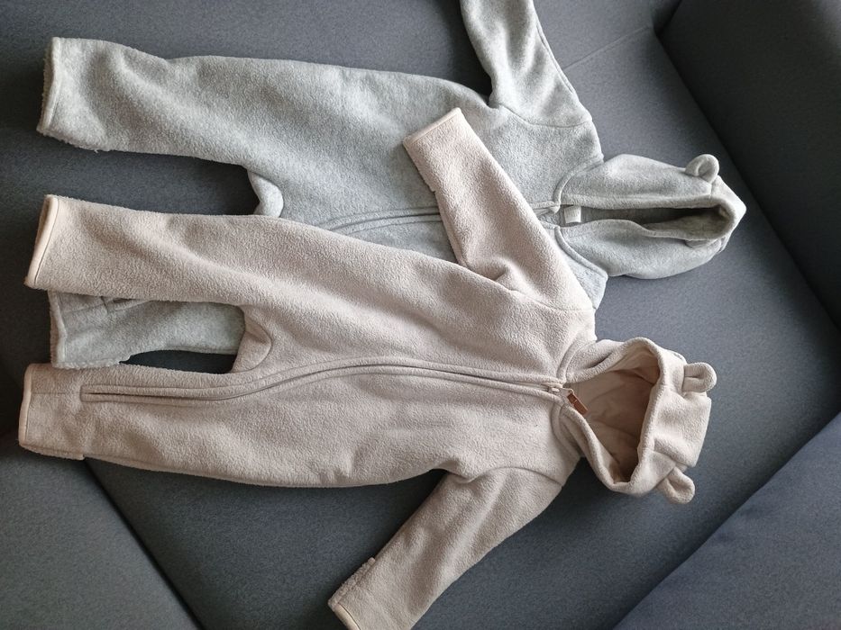 Kombinezon polarowy H&M 68 szary