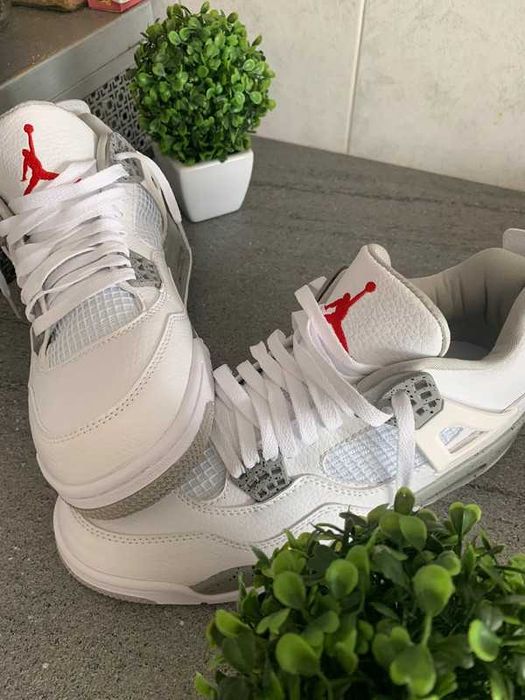 Buty koszykówki Jordan_4_Retro_white_Oreo_ Rozmiar 38