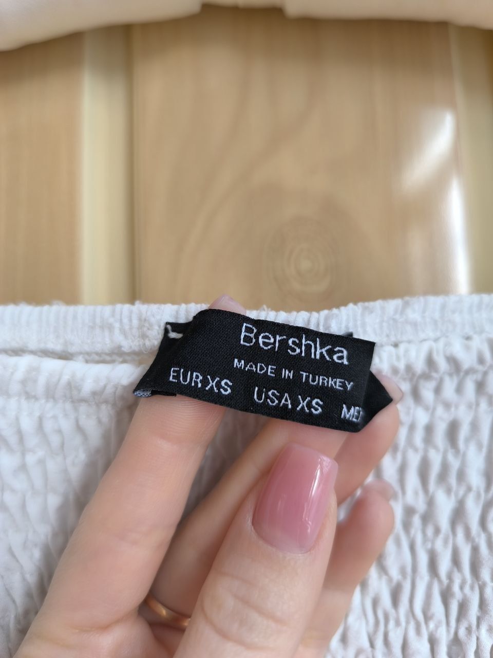 Топ з довгими прозорими рукавами сіткою ажурні Bershka