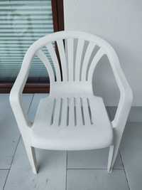 krzesło ogrodowe  białe