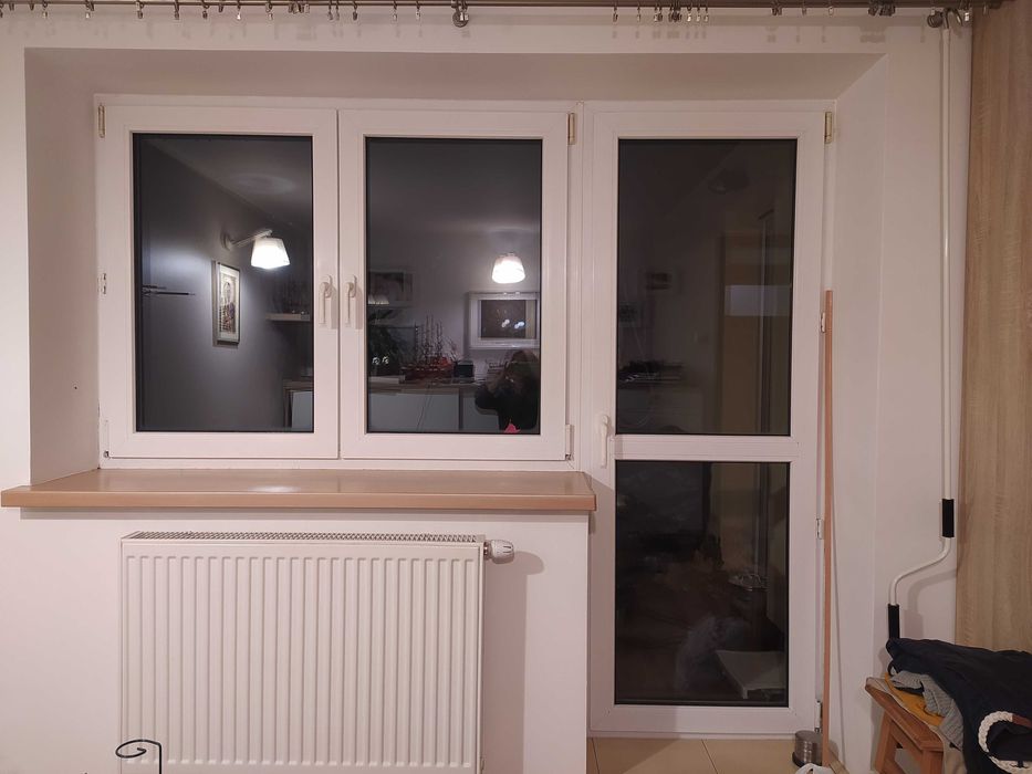 Okno z drzwiami balkonowymi