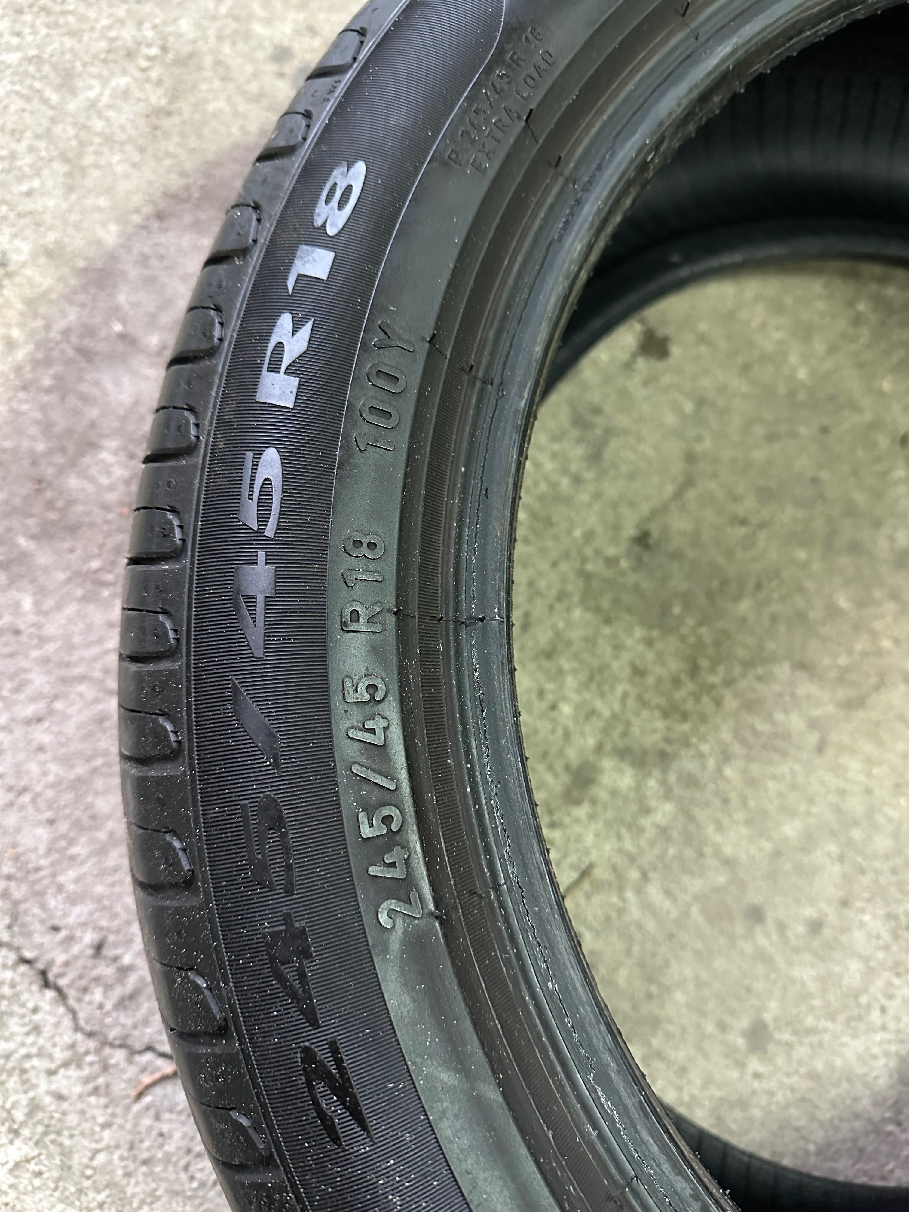 Opony BMW 5 18” runflat 245/45 275/40