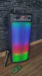 HOCO GŁOŚNIK BLUETOOTH  led outdoor + mikrofon