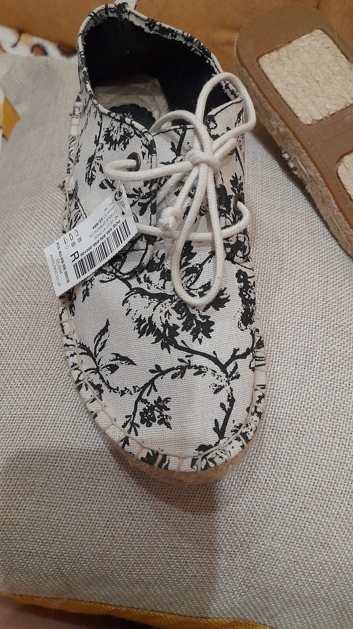 Продам макасины  ткань котон