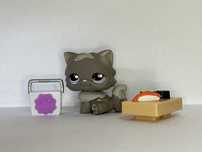 Littlest Pet Shop LPS kot szary perski #973