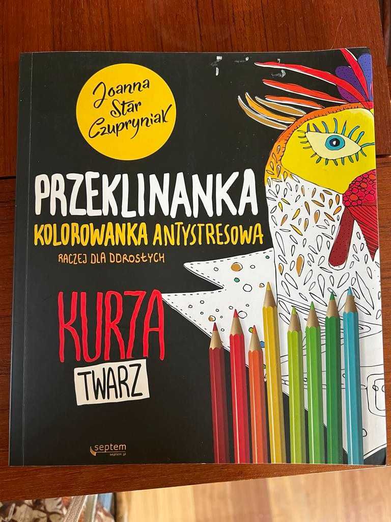 Przeklinanka, kolorowanka antystresowa, Raczej dla dorosłych.