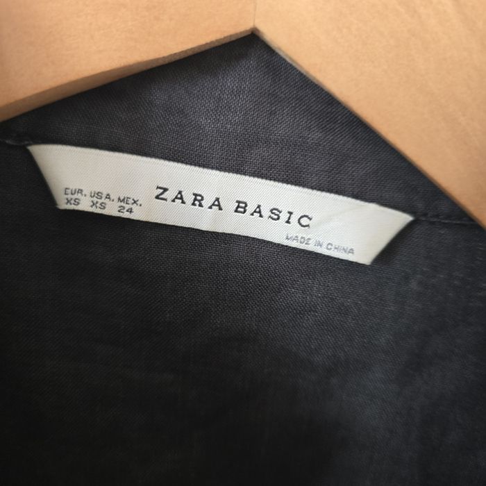 Sukienka Zara xs 34 s 36 ramio ramie szmizjerka mini koszulowa