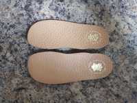 Nowe skórzane wkładki do butów dla dziecka rozmiar 25, 16cm