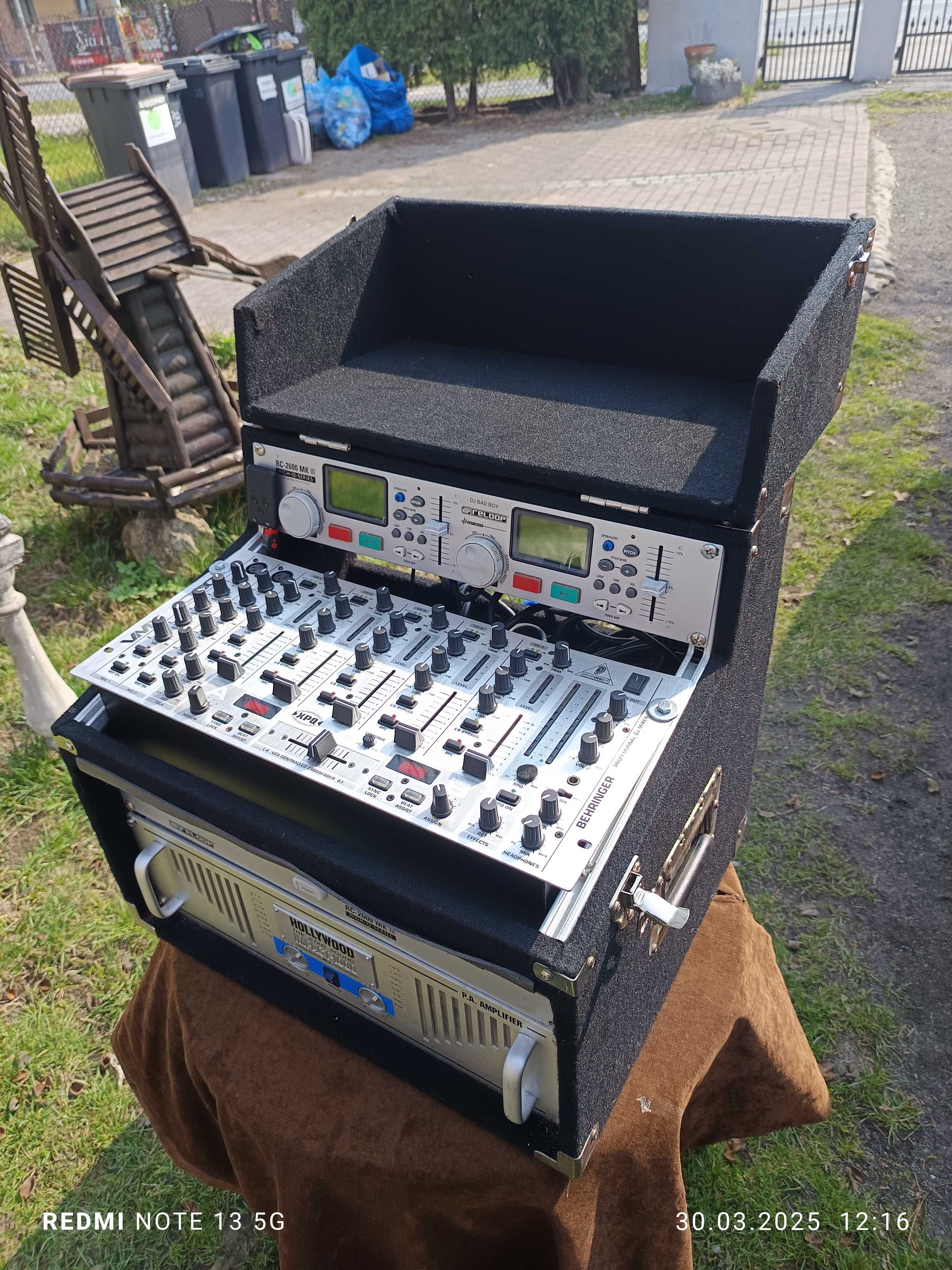 Kompletny Zawodowy Sprzęt DJ z Bluetooth - Behringer , Reloop 700 Wat