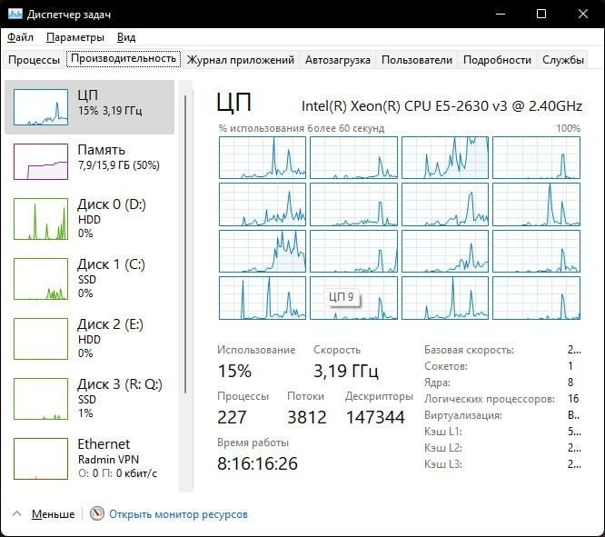 Комплект е5 2630v3 3.2GHz и SZMZ X99M-G V1.0 LGA2011V3