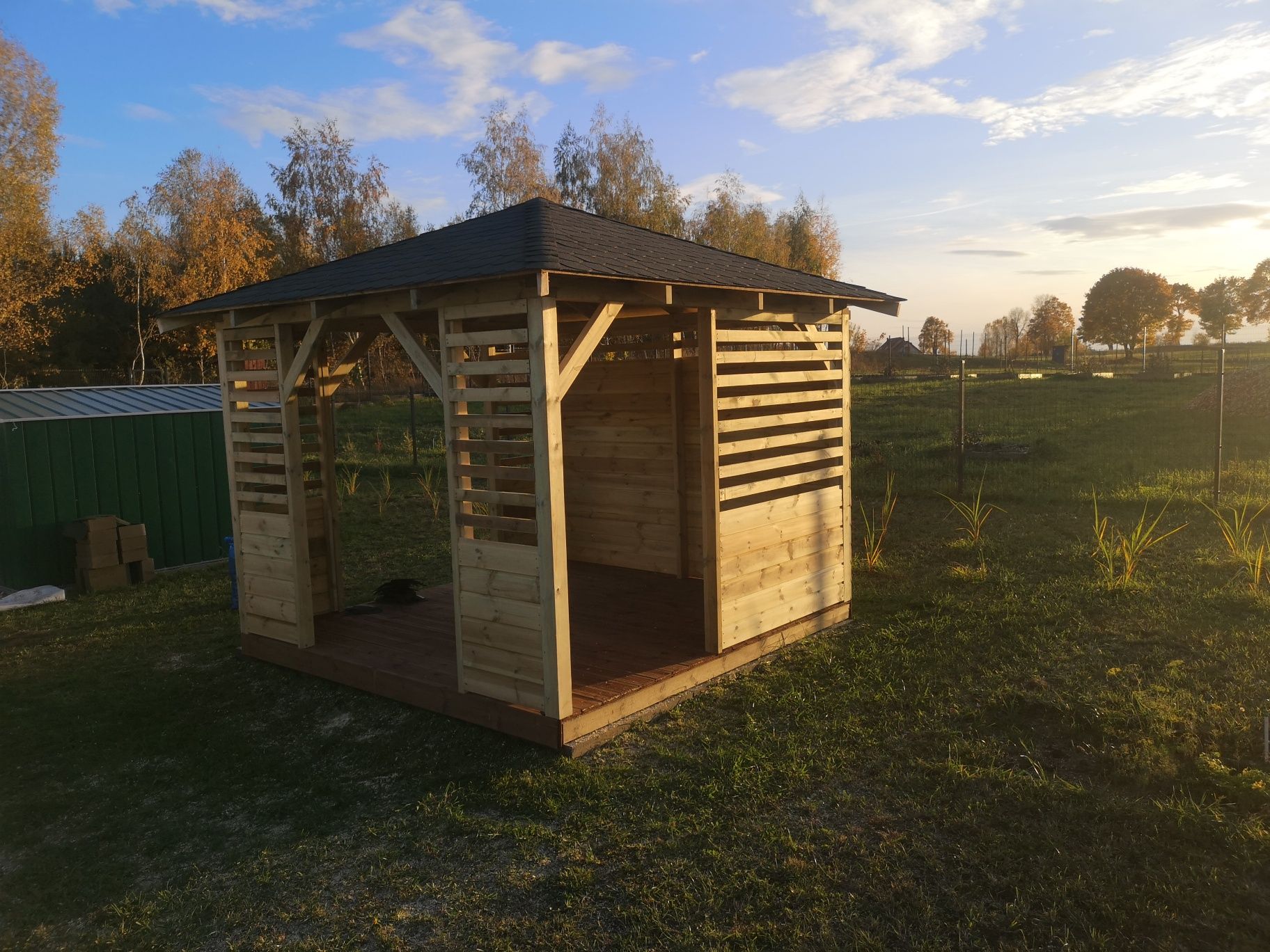 Altana ogrodowa drewniana 300 x 300 cm Montaż w cenie
