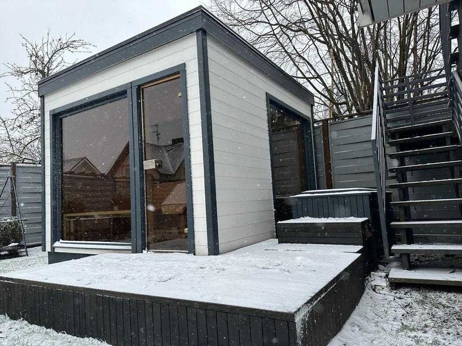Sauna, sauna ogrodowa, sauna zewnętrzna 3x3,4m