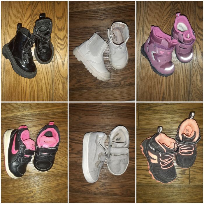 Ботінки зима осінь кросівки Nike  кожа 20-21р.ботінки