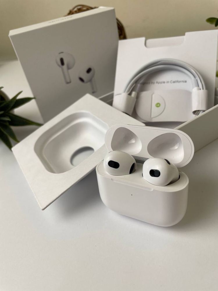 Airpods 3 бездротові навушники Apple Airpods 3/2/pro 2