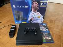 Zestaw PS4 Pro Playstation 4 Pro 1 TB CUH-7016B pad + Gry + Ładowarka