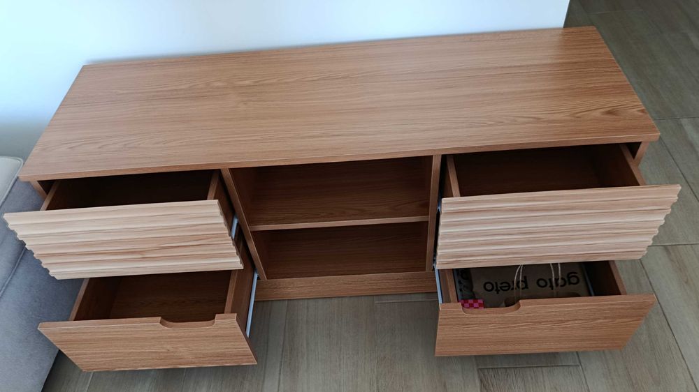 Vendo móvel de tv cor carvalho