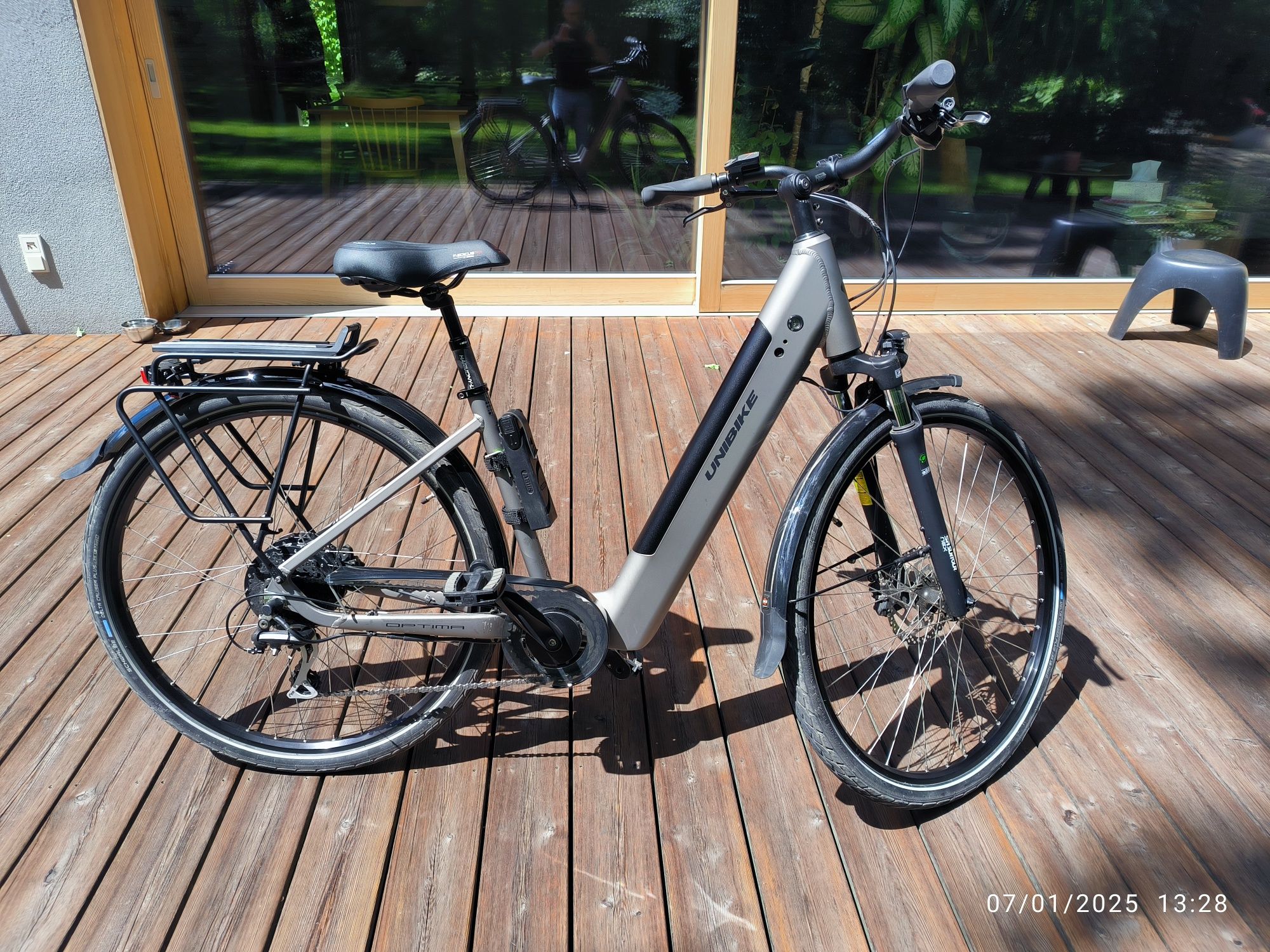 Rower elektryczny Unibike Optima 17"|Bateria 630Wh | Bardzo dobry stan