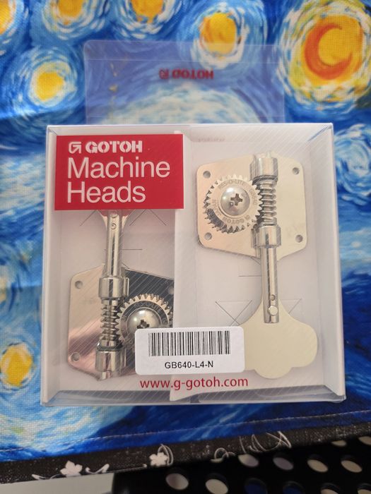 Cravilhas / Tarraxas Gotoh Res-o-lite para Baixo 4 cordas