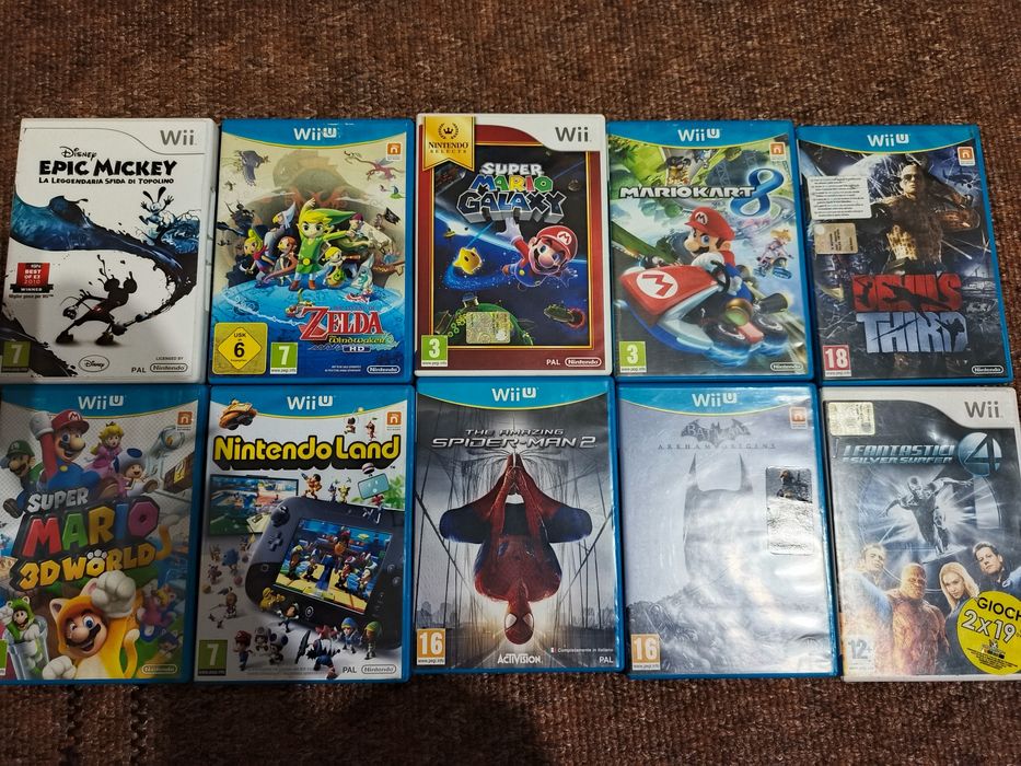 Лот дісків на Wii.